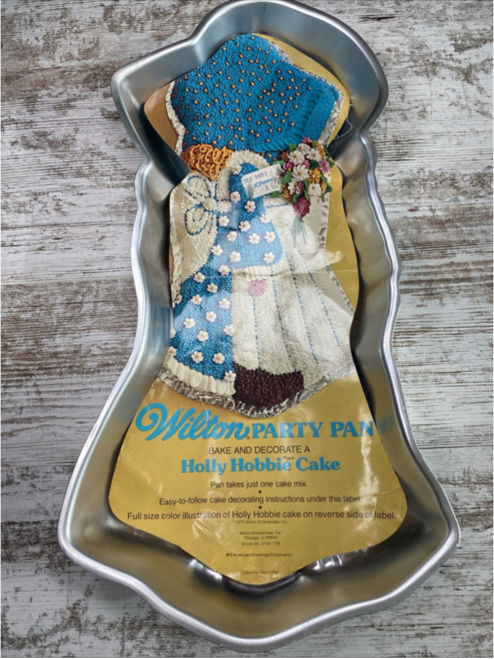 Vintage 1975 Wilton Holly Hobbie Cake Pan 2105-778 Original Insert
